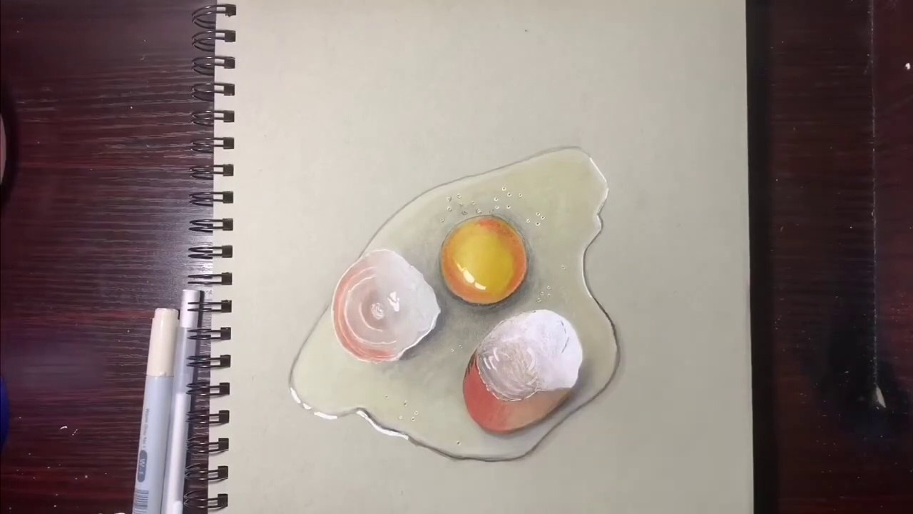 Broken Egg 3d Art  | _ Pencil Drawing _  | 8 | _ 1080P | _ 29 May2020  | _ ITS FOR YOU  | _ Suresh Marikannan