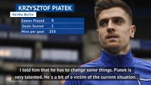 Hertha's Labbadia encouraged by Piatek's attitude