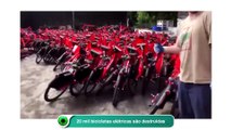 20 mil bicicletas elétricas são destruídas