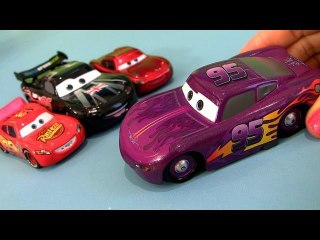 Cars 2 Purple Low and Slow McQueen Bug Mouth Lightning McQueen Chase Diecast Disney Pixar toys