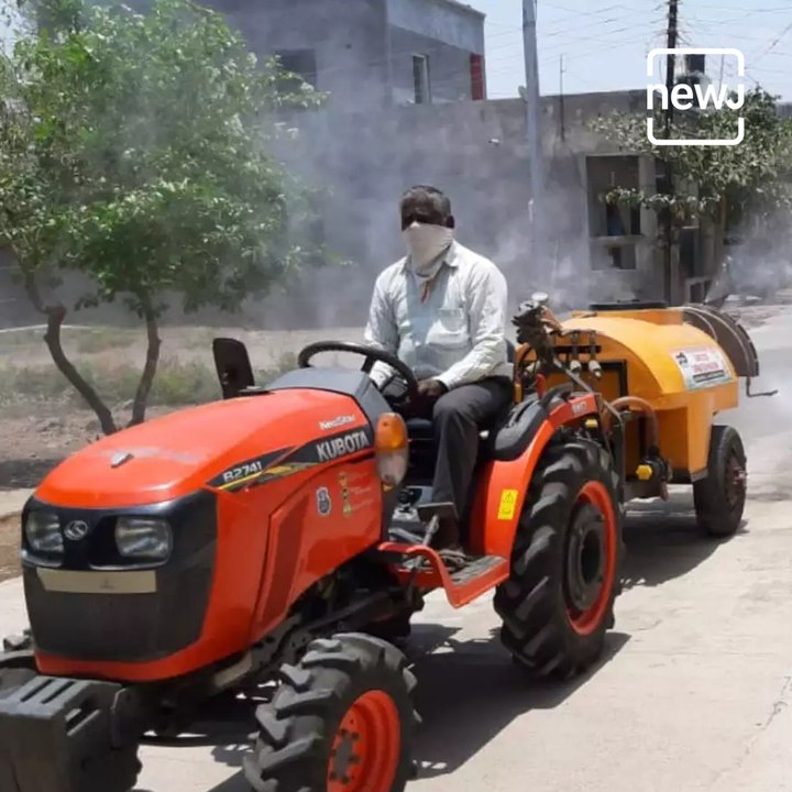 PM Narendra Modi Praises Nashik Farmer’s Tractor-Mounted Sanitizer Spraying Machine