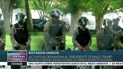 EEUU: demandan a Trump por violentar derechos de manifestantes