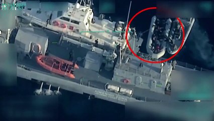 Yunan askerlerinin insanlık dışı hareketi Türk İHA'sı tarafından görüntülendi