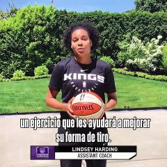 NBA TV “Work from Home” Clip - Lindsey Harding (Spanish Subtitles)