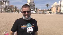 Gandía vigila sus playas con drones para mantener la distancia de seguridad