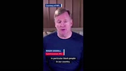 Video herunterladen: Goodell admits NFL was wrong to silence players' race protests