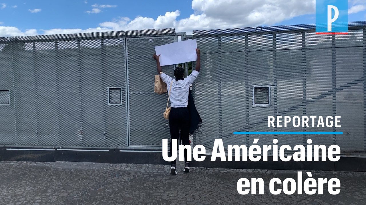 "Ouvrez ces barrières !" : une Américaine crie sa colère face à l'interdiction de manifester à Paris