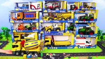 Garbage Truck, Police Cars, Fire Truck, Tractor - Ambulance Toy Vehicles for Kids