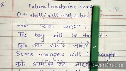 Future indefinite tense passive voice affir & neg sentences,future indefinite tense passive voice,future indefinite tense,passive voice,passive voice in hindi,active passive voice,future indefinite tense active passive voice urdu/hindi,active and passive