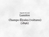 Champs-Élysées, voitures (Campos Elíseos, vehiculos) [1896]