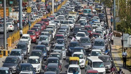 Huge congestion on Delhi-Gurgaon road