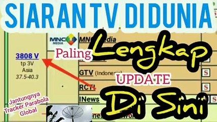 Cara mencari frekuensi siaran tv parabola digital akurat update terbaru sepanjang masa