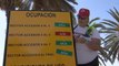 Semáforos en las playas de Tenerife que informan del aforo disponible