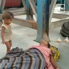 Heart-Breaking Video Of A Toddler Trying To Wake Up Dead Mother Goes Viral