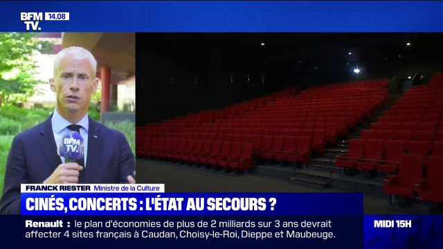 Port du masque, distanciation ... les règles sanitaires dans les salles de cinéma et de spectacle sont en cours de finalisation selon Franck Riester