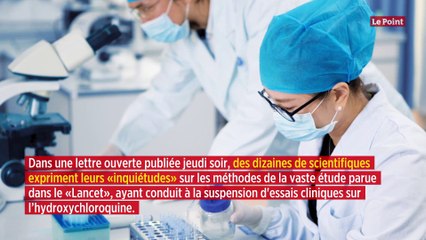 Chloroquine : des dizaines de scientifiques remettent en cause l'étude du « Lancet »