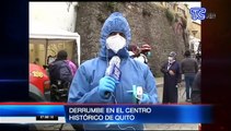 Una casa se derrumba en Quito y deja dos personas fallecidas y cinco heridos
