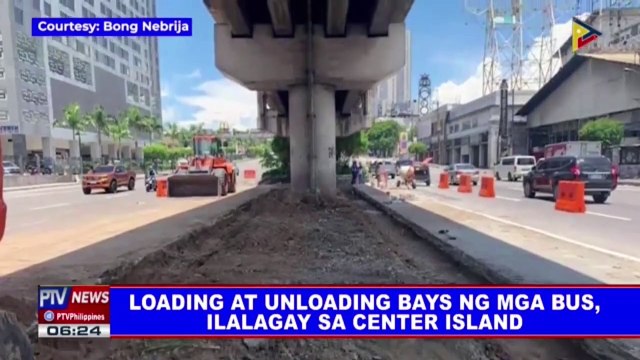 Loading at unloading bays ng mga bus, ilalagay sa center island