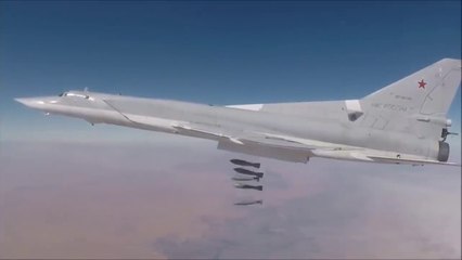Real Airstrikes Executed by the Russian TU-22M3 and His Escort.