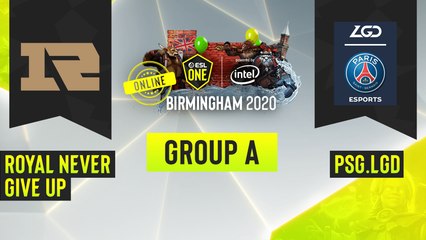 Dota2 - PSG.LGD vs. Royal Never Give Up - Game 2 - ESL One Birmingham 2020 - Group A - China
