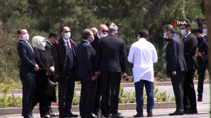 Cumhurbaşkanı Recep Tayyip Erdoğan Sancaktepe’deki Pandemi Hastanesinde