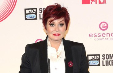 Sharon Osbourne embracing grey hair