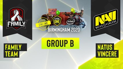 Dota2 - Natus Vincere vs. Family Team - Game 2 - ESL One Birmingham 2020 - Group B - EU