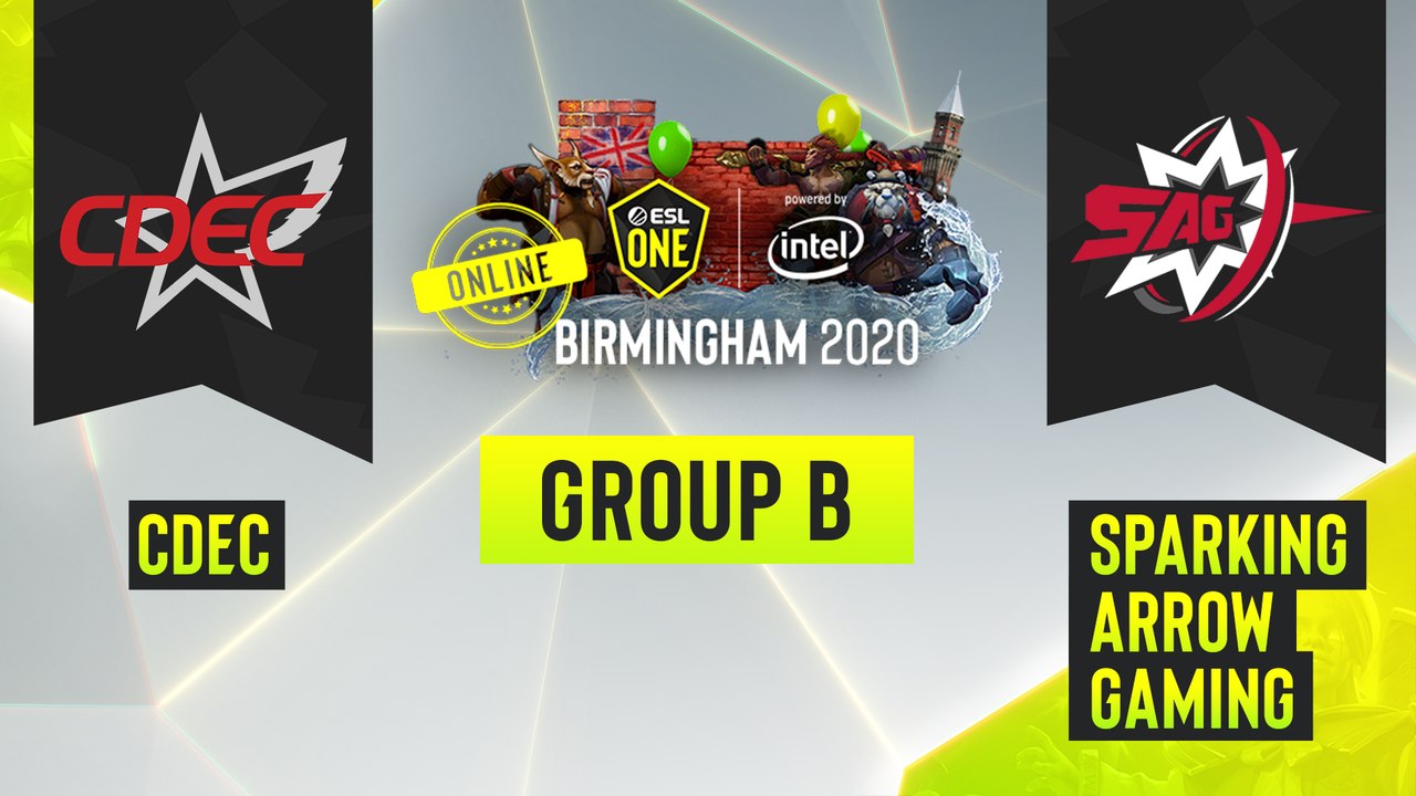 Dota2 - Sparking Arrow Gaming vs. CDEC - Game 1 - ESL One Birmingham 2020 - Group B - CN