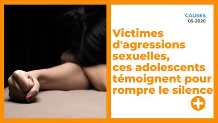 Victimes d'agressions sexuelles, ces adolescents témoignent pour rompre le silence