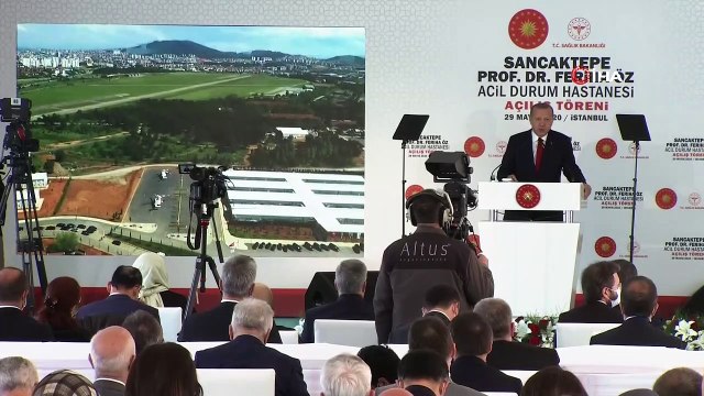 Cumhurbaşkanı Erdoğan, Sancaktepe Prof. Dr. Feriha Öz Acil Durum Hastanesi'nin açılış töreninde konuştu.