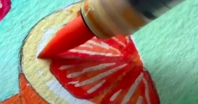 Nikhat Sheikh, une artiste de talent qui utilise de l'aquarelle et des marqueurs pour ses œuvres