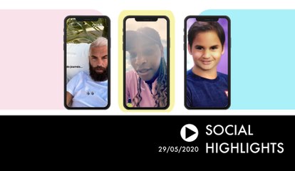 New hair color for Benoit Paire - Social Highlights 29.05.20
