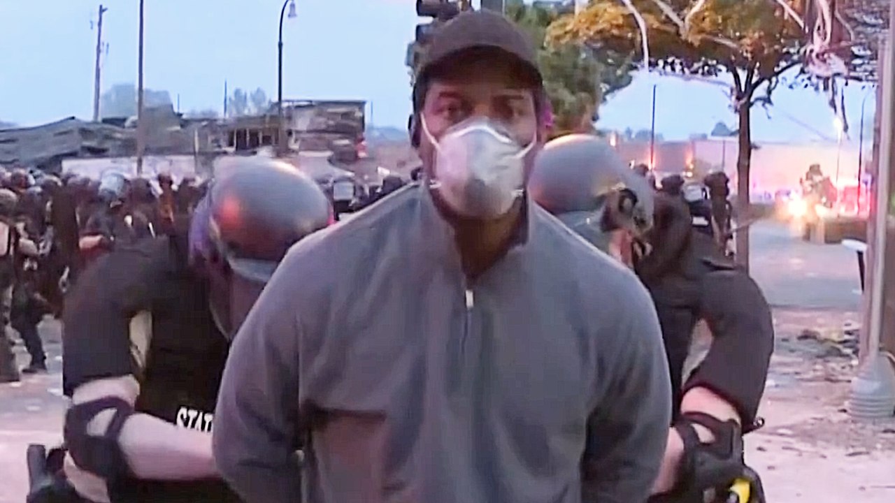 Why was Black CNN reporter detained while covering protests?