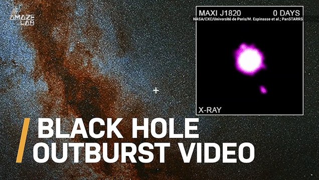 Astronomers Catch Black Hole Hurling Material into Space on Video