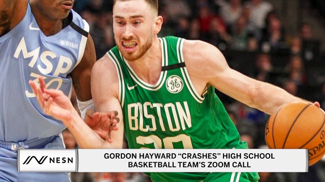 Gordon Hayward Crashes High School Basketball Team's Zoom Call