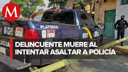 Agente de FGR abate a presunto asaltante en CdMx