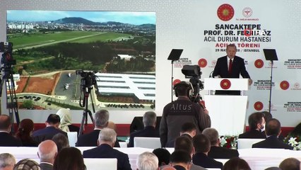 Cumhurbaşkanı Erdoğan, Sancaktepe Prof. Dr. Feriha Öz Acil Durum Hastanesi Açılışında Konuştu