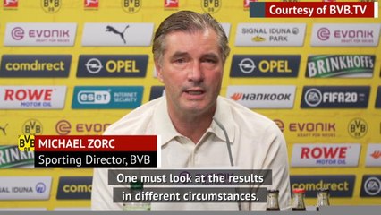 Dortmund don't 'choke', but can improve - Zorc