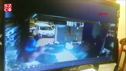 45 saniyede mağazayı soydular