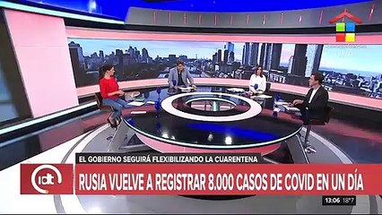 Rusia vuelve a registrar 8000 mil casos de coronavirus en un día