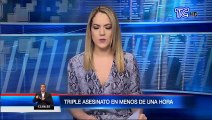 Tres personas fueron asesinadas en menos de una hora en Guayaquil