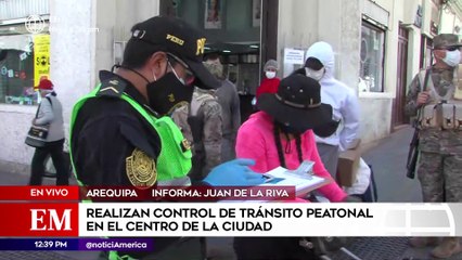 Edición Mediodía: Realizan control de tránsito peatonal en el centro de la ciudad