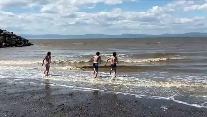 Montage Kickout Baignade Fleuve