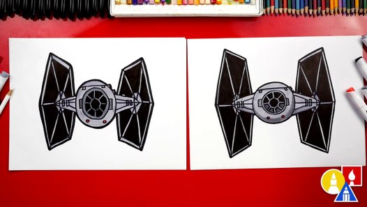 How To Draw Tie Fighter From Star Wars | Art for Kids Hub - video