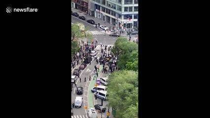 Protest for George Floyd at Union Square in Manhattan