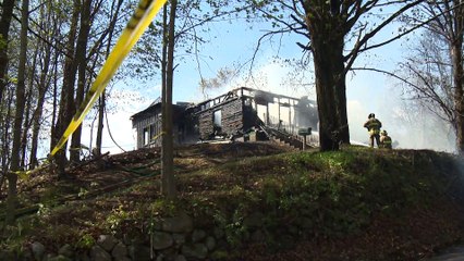 incendie de residence  Baie-St-Paul WEB