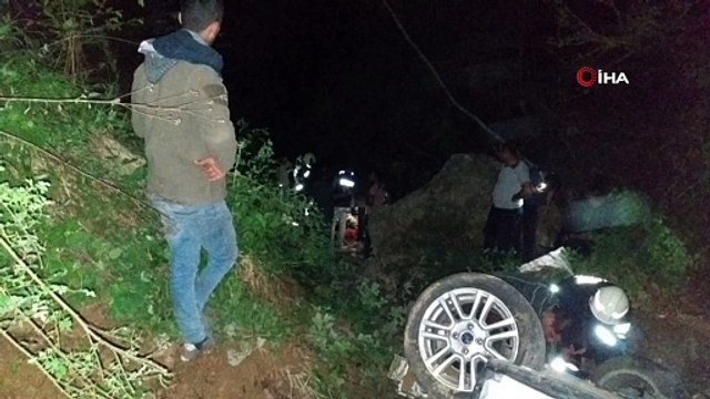 Hatay’da yayla dönüşü otomobil uçuruma yuvarlandı: 3 ölü, 4 yaralı