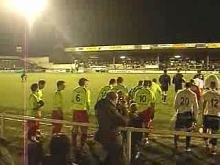 Virton à l'Olympic Charleroi : entrée sur le terrain