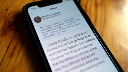 Trump Says Tweet On Shooting Looters Was "Fact", Not A Call For Violence