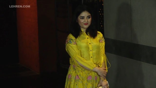 Zaira Wasim Walks Out Of Priyanka Chopra Starrer The Sky Is Pink Promotions